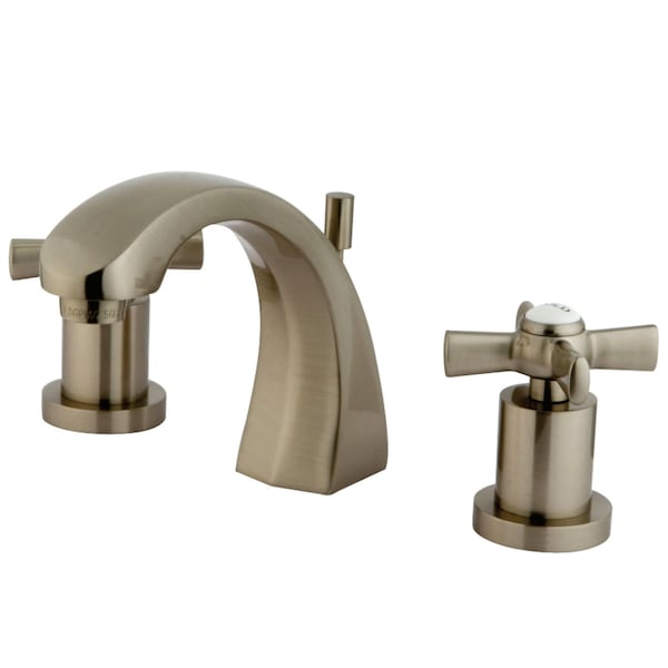 Kingston Brass KS4988ZX 8" Widespread Bathroom Faucet, Brushed Nickel KS4988ZX - main